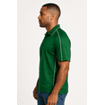 thumbnail image 2 of Expert Brand Men's Oxymesh™ Dry Fit Athletic Malibu Polo Shirt, Forest Green, XXL, 2 of 7