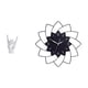 thumbnail image 1 of Reloj Escultórico Con Forma De Mano Y Flor, Ideal Para Decorar La Pared De Un Dormitorio, Apartamento, Restaurante O Cafetería. Pieza única De Arte Colgante Con Forma De Dedo., 1 of 8