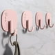 thumbnail image 5 of Ganchos de pared adhesivos fuertes estilo crema | Paquete de 4 ganchos de montaje sin costura de plástico gris para puertas de cocina de baño | Carga pesada de hasta 15 kg | Perchas organizadoras, 5 of 5
