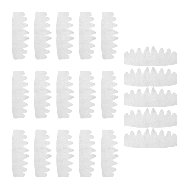 20 Piezas de Insertos de Corona para Gorra de Béisbol, Moldeadores, Insertos de Ajuste Antideformación para Gorras. Blanco