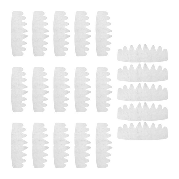 20 Piezas de Insertos de Corona para Gorra de Béisbol, Moldeadores, Insertos de Ajuste Antideformación para Gorras. Blanco