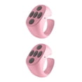 thumbnail image 4 of sweethay Teléfono móvil Selfie Controller V5.3 Página inalámbrica Turning Cellphone Ring Portable Flipping Button Pink Rosado 2piezas, 4 of 5