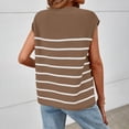 thumbnail image 7 of Posijego Womens Striped Tank Tops Cap Sleeve Knit Tops Summer Lightweight Sleeveless Sweater Tanks, 7 of 7
