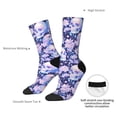 thumbnail image 4 of KLL Skull star crystal Print Cool Socks Men's Women's Crew Socks Funny Crazy Novelty Stockings, 4 of 6