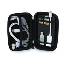 Travel Cable Management Organizer Nylon Hard Case Electronic Organizer Waterproof Portable Cable Bag for Electronics Accessories