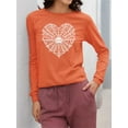 thumbnail image 2 of Heart Spider Web Halloween Graphic - Women's Long Sleeve, 2 of 4