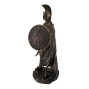 Veronese Design Spartan King Leonidas with Sword and Shield Bronzed Statue