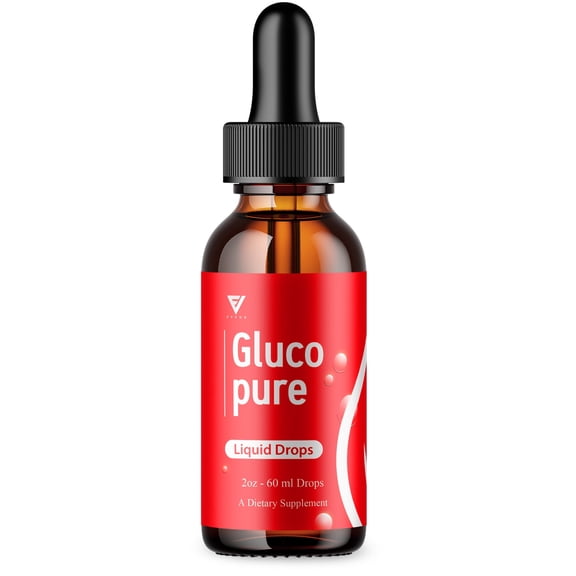 Gluco Pure Glycogen Drops, GlucoPure Advanced Daily Glyco Formula and Overall Health Supplement (2oz)