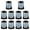 light blue, variant on DYNWAVECA 10 Pieces Golf Iron Ferrules Golf Club Shafts Sleeve Stylish Portable Replacement Accessories Adapter for Assembly Practice light blue
