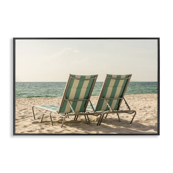 Stupell Industries Invitation To Relaxation Black Framed Giclee Art, design by Elena Chukhlebova