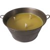 Seasonal Trends Y2565 Candle Bucket, 20 to 25 hr Burn Time, Citronella, Metal, 48.5 x 33 x 34 cm