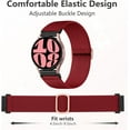 thumbnail image 2 of KOMI 4 Pack Stretchy Nylon Solo Loop Bands Compatible with Samsung Galaxy Watch 7 6 5 4 Band 40mm 44mm, Galaxy Watch 5 Pro/Watch 6 4 Classic Band/Active 2,20mm Soft Sport Band for Samsung Watch Bands, 2 of 8