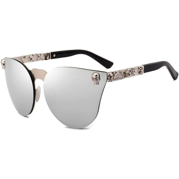 Mewfacos Sunglasses Crystal Women Steampunk Sunglasses Retro Men Punk Shades UV400