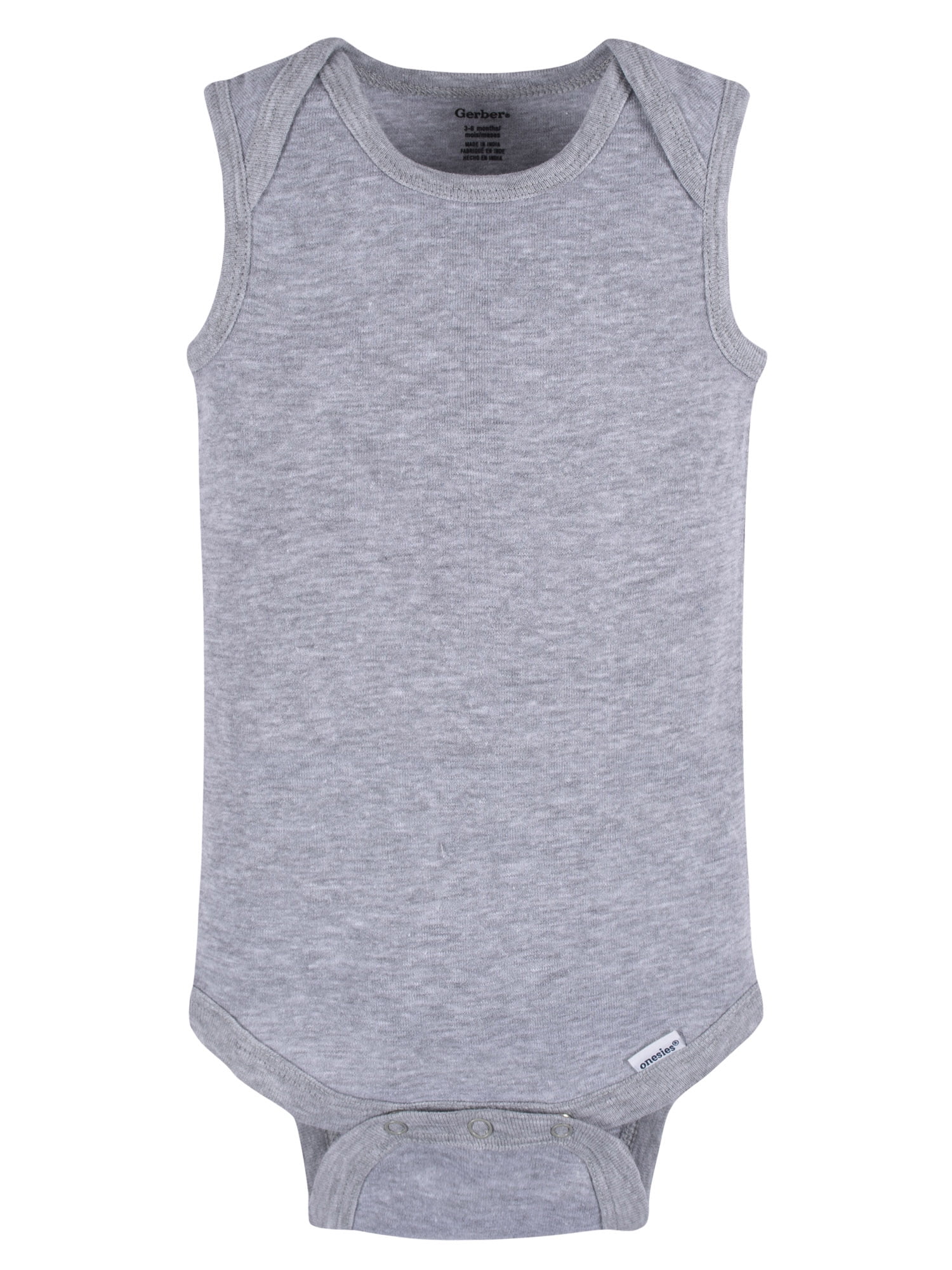 Gerber Baby Boys or Girls Casual Sleeveless Bodysuits, 5-Pack, Sizes 0/3 Months- 24 Months