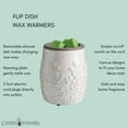 thumbnail image 6 of Wax Melt Warmers | Flip Dish, Plug-In, Glass, Ceramic, 6 of 7