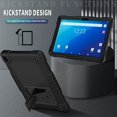 thumbnail image 2 of Fancing for Walmart ONN 10.1 Tablet Case Gen 4 2024 Tablet(Model:100135925),Heavy Duty Shockproof with Kickstand&Shoulder Strap Kids Friendly Case for Onn 10.1 inch Tablet Case 2024 Model(2XBlack), 2 of 7