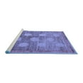 thumbnail image 2 of Ahgly Company Machine Washable Indoor Square Oriental Blue Modern Area Rugs, 6' Square, 2 of 4