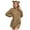 Khaki, variant on jsaierl Bear Hoodie Women Fuzzy Pullover Sweater Sherpa Fleece Hooded Sweatshirt Furry Cute Animal Hoodies with Ears