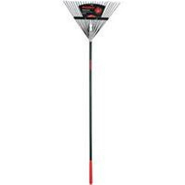 The Ames 2915212 68 in. Steel Rake 24-Tine with Fiberglass Handle
