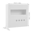 thumbnail image 4 of Voiceine 1 Set of Thermostat Cover Instrument Electrical Box Thermostat Switch Box Small Controller Case Temperature Controller Box Digital Thermostat Switches Case, 4 of 10