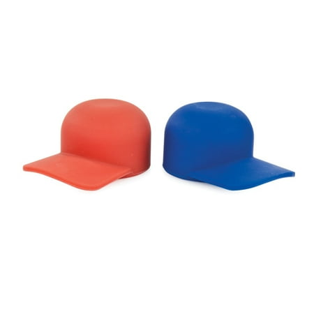 Set 6 Sealed Bottle Caps - Slugger Set of 2 Silicone Bottle Caps by True