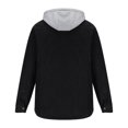 thumbnail image 4 of Birdeem Men Button-Up Cardigan Carry Pockets Solid Color Long Sleeve Hooded Jacket, 4 of 12