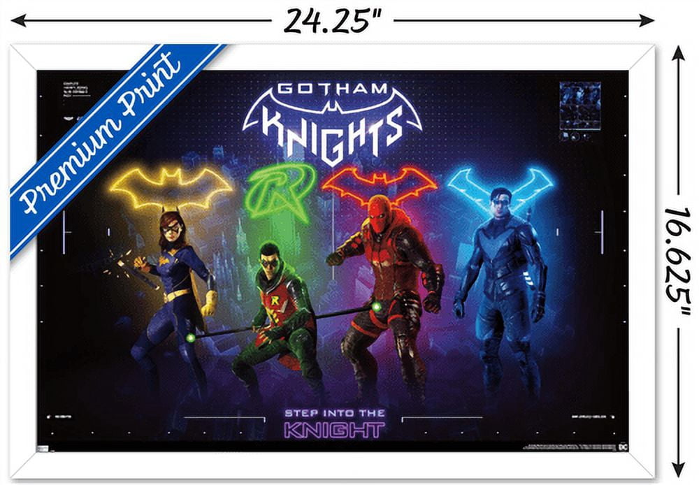 DC Comics Gotham Knights - Characters Wall Poster, 14.725" x 22.375" Framed