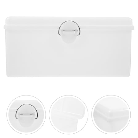 WHAMVOX Storage Mahjong Case Empty Travel 29.50X19.00X14.00CM White