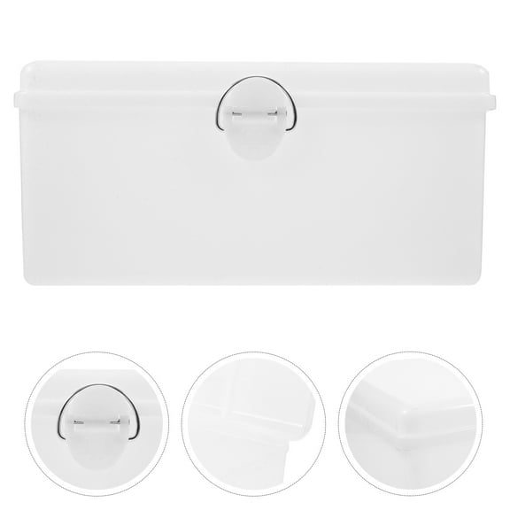 WHAMVOX Storage Mahjong Case Empty Travel 29.50X19.00X14.00CM White