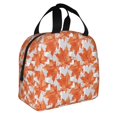 thumbnail image 2 of Honeii Maple Leaves A Print Lunch Bag Women, Lunch Box Lunch Bag for Women Adult Men, Small Leakproof Cute Lunch Tote Large Capacity Reusable, 2 of 8