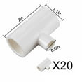 thumbnail image 2 of 20pcs Chicken Waterer PVC Tee Fittings- Fully Automatic Poultry Waterers, 2 of 8