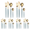 thumbnail image 3 of Spoons and Forks Set Stainless Steel 24 Piece Stainless Steel Cutlery Set for 6 People Including Spoon Knife and Fork Polish Stainless Steel Knife Set Knife Set Stainless Steel, 3 of 9