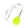 thumbnail image 4 of 5 señuelos de pesca artificiales para lago, con anzuelo. Gotas de agua L, 4 of 9