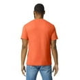 thumbnail image 3 of Gildan Short Sleeve Crewneck T-Shirt, Softstyle Midweight Classic Shirt, Orange Tee, M, 3 of 5