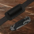 thumbnail image 7 of Leather Horizontal Sheath Clip Edc Belt Receiver Compact Draw Knife Holder Leather Rugme Durable Multi-Function Tool Bag Sheath For Men With Belt Pocket Storage (Black), 7 of 7
