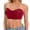 Red, variant on PMVFHDE Womens Bras Back Buckle Strapless Tube Top Non Push Up Bralette Seamless Everyday Underwear Red