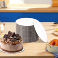 thumbnail image 4 of 50 Pack Cake Boards Round 10 Inch Disposable Cardboard Cake Circles Baking Mats for Decorating, Displaying & Packaging Cakes Pies Pizzas, 4 of 8