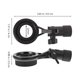 thumbnail image 2 of Moluckfu Soporte Para Micrófono Con Clip Metálico Anti-Vibración Ajustable Color Negro Para Estudio, 2 of 7