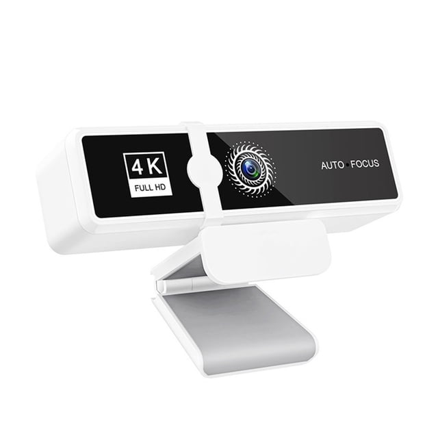 4K Webcam Autofocus 30FPS, 2K/1080P USB Computer Camera With Built-in Dual Microphone & Privacy Cover ,Easy to Operate