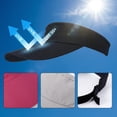 thumbnail image 4 of Hengguang 4Pack Sports Sun Visor Hats for Men & Women, UV Protection Adjustable Quick-Dry Golf Cap for Summer, Beach, Tennis, Outdoor Activities, Unisex Sun Hat with Sweatband, 4 of 7