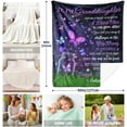 thumbnail image 4 of Granddaughter Gifts from Grandma, Granddaughter Blanket, Best Valentines Graduation Birthday, Soft Cozy Flannel Throw Blankets 60"x50"., 4 of 11