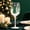 985#E, variant on Colorful Painted Christmas Wine Glass 9in Festive Stemware Art Goblet with Gift Box for Holiday Party Table Decor
