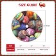 thumbnail image 4 of Bingfone Christmas Tree Skirt Mat Christmas Decoration Interior 48"-Easter Eggs1, 4 of 8