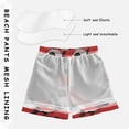thumbnail image 5 of Black Color Brush with Football Swim Trunks Board Shorts Beach Pants Bathing Bottoms 3T, 5 of 8
