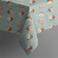 thumbnail image 5 of Pioneer Flower Floral Print Pattern Square Tablecloth, Waterproof Wipeable Spillproof Washable Table Cover for Home Kitchen Party and Daily Decor 60"x60", 5 of 6