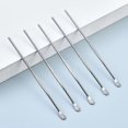 thumbnail image 3 of 6Pcs Silver Ear Wax Removal Kit,Stainless Steel Ear Pick Curette Wax Remover, 3 of 5