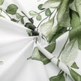 thumbnail image 5 of Olive Green Eucalyptus Shower Curtain, Watercolor Plant Leaves with Floral Bathroom Shower Curtain Set with Hooks, 72x72, 5 of 6