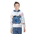 thumbnail image 2 of Stitch Hoodie with Pocket Cartoon Anime for Boys Girls Teens Gift, 2 of 6
