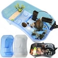 thumbnail image 3 of Boîte de Vivarium Tortue Reptile pour Aquarium avec Rampe de Protection, 3 of 9