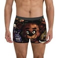 thumbnail image 3 of Lsque Five Nights At Freddy'S Pattern Men’s Total Support Pouch Boxer Briefs, X-Temp Cooling, Moisture-Wicking Underwear, Regular, Long-leg and Trunk-XX-Large, 3 of 7
